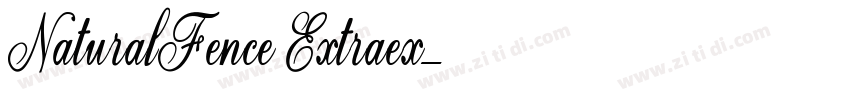 NaturalFence Extraex字体转换 NaturalFence Extraex字体转换